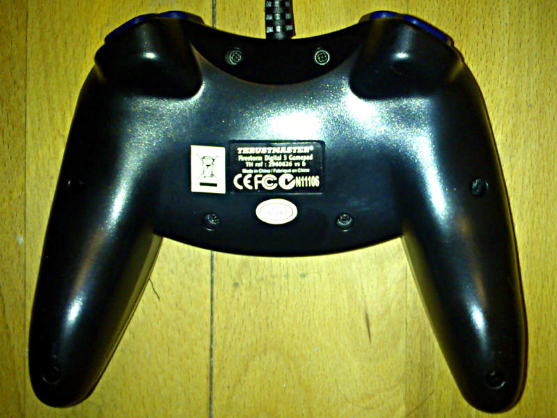 Thrustmaster bottom view